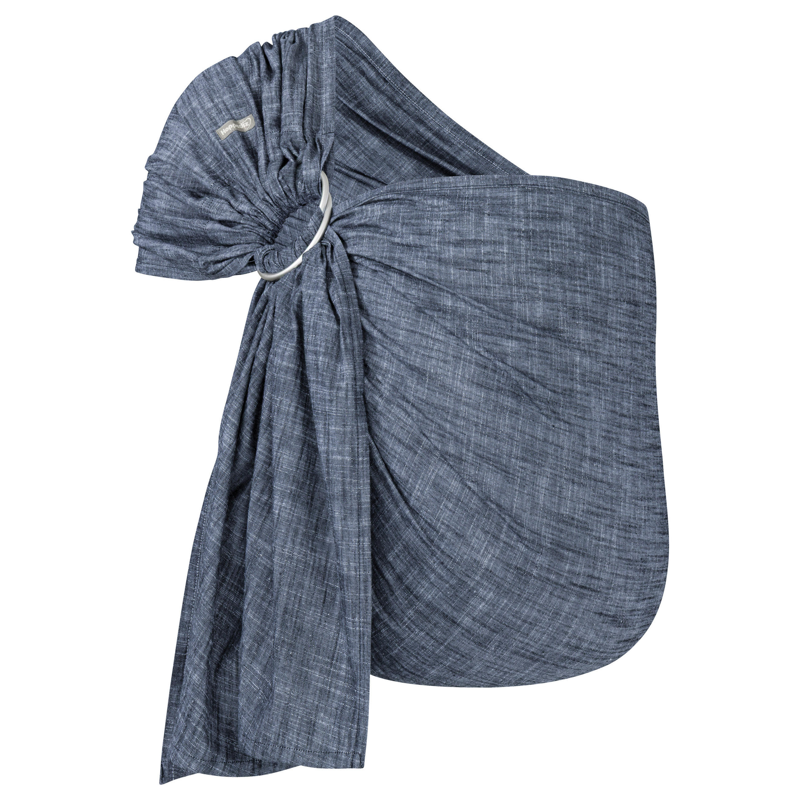 BABYTRAGETUCH Ring-Sling - Blaugrau, Textil (70/0.1/200cm) - Hoppediz