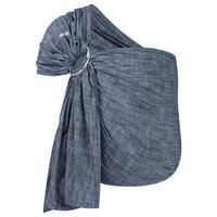 BABYTRAGETUCH Ring-Sling - Blaugrau, Textil (70/0.1/200cm) - Hoppediz