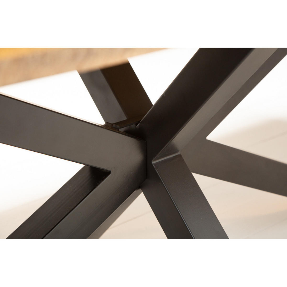 ESSTISCH GALAXIE Mangoholz 200 cm - Braun, Holz (100/200/77cm) - riess-ambiente