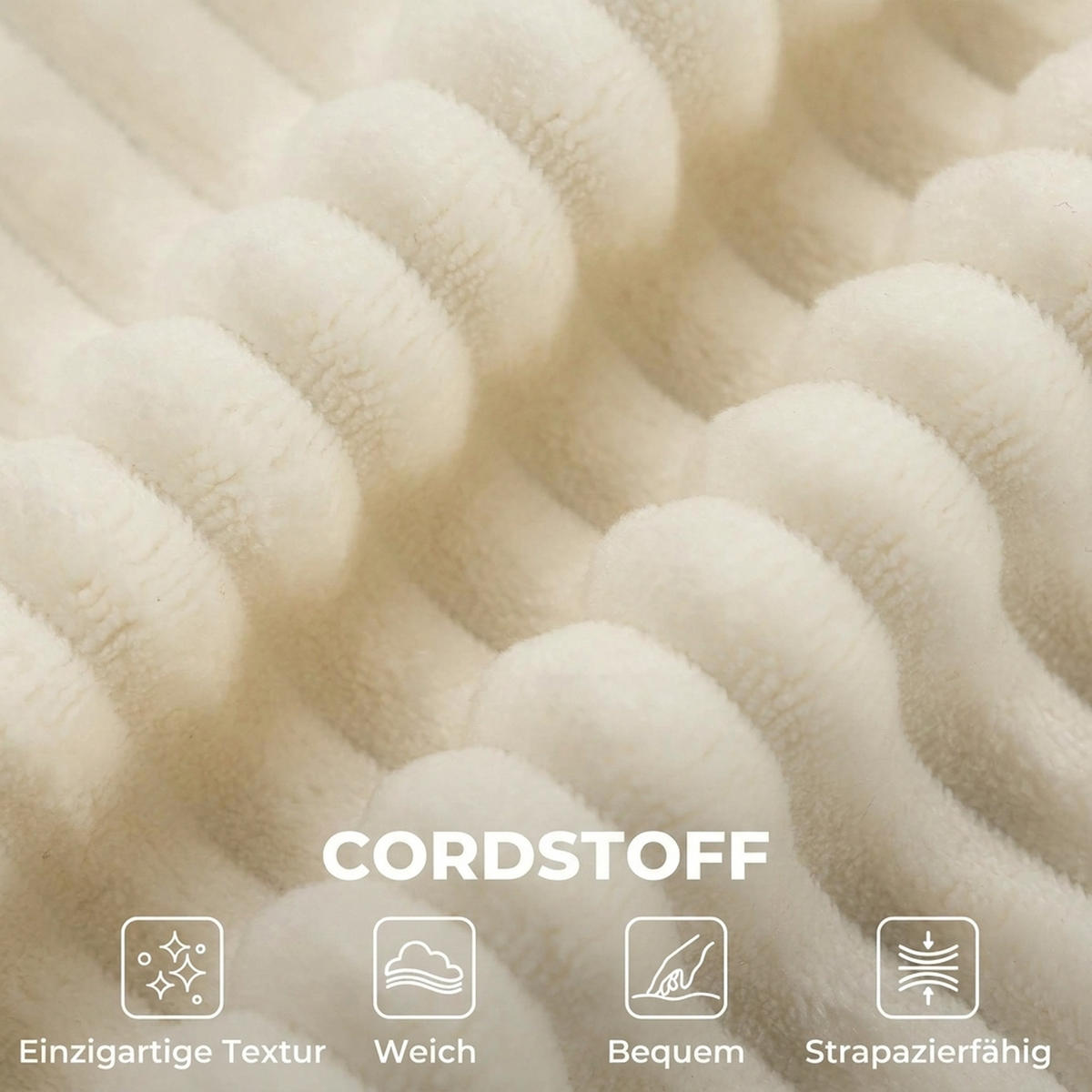 3-SITZER-SOFA Polyester Schaumstoff Beige - Beige, Textil (86/82/245cm) - HOMCOM
