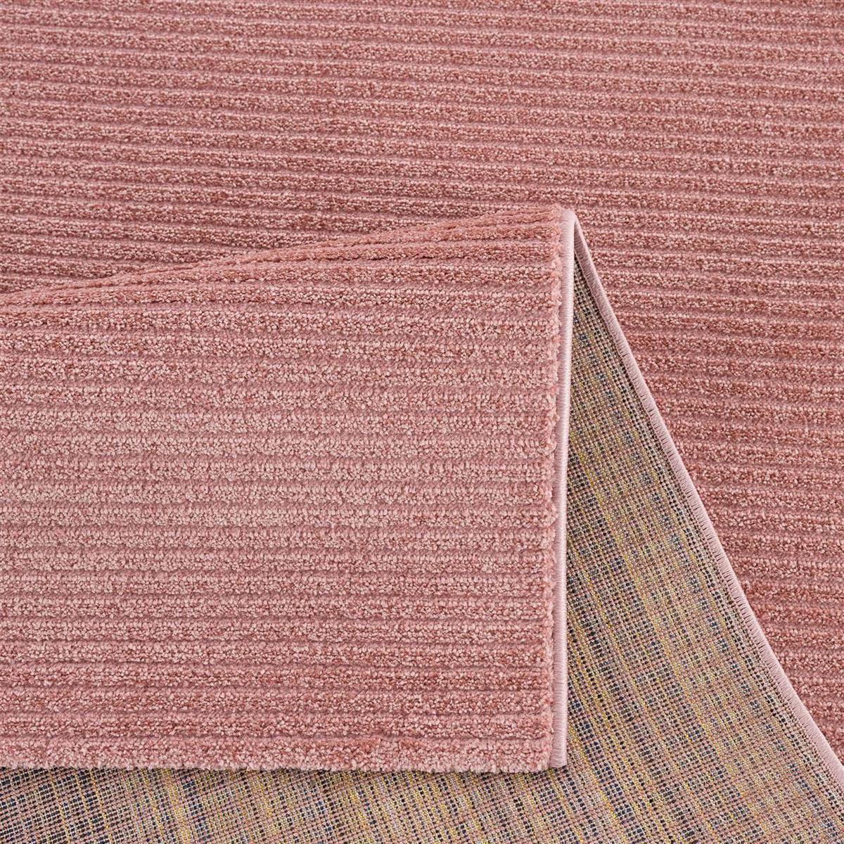 KURZFLOR-TEPPICH Fancy 900 Rosé 160x230 cm - Rot/Rosa, Textil (160/230cm) - carpet city
