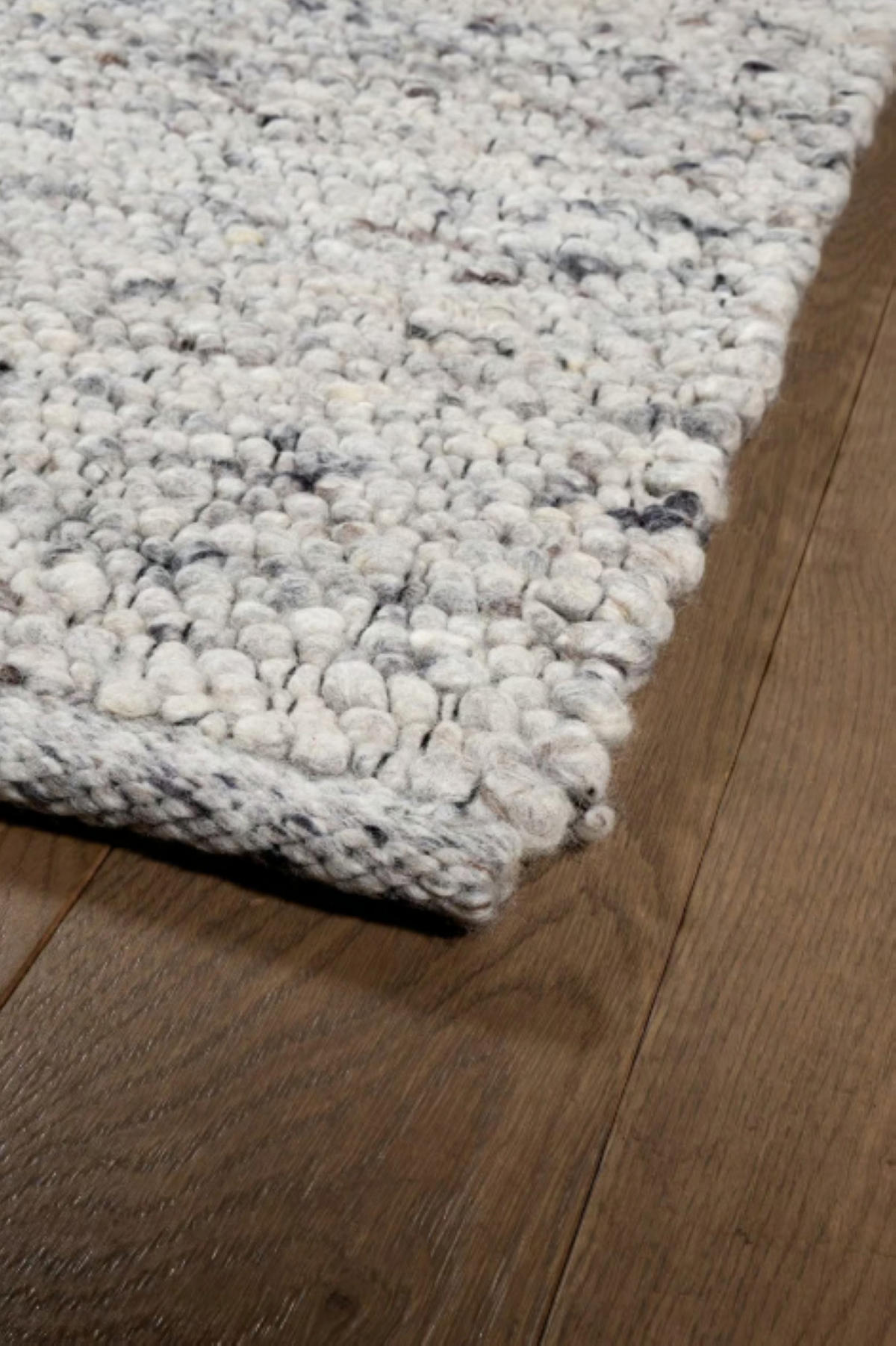 TEPPICH Wohn-/Schlafzimmer Wolle SHEPERD Grau 170x240 cm - Grau, Naturmaterialien (170/240cm) - Novatrend