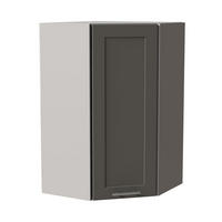 HÄNGESCHRANK Oslo W4/10/60 Grau / Dust Grey Matt 60 / 60 / 96cm - Grau, Holz/Holzwerkstoff (60/96/60cm) - Feldmann-Wohnen