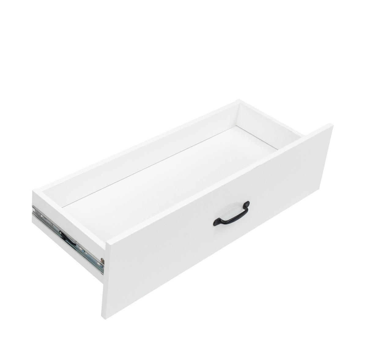 HIGHBOARD 59,5/35/182 cm in Weiß mit LED-Beleuchtung und Stauraum - Weiß, Holzwerkstoff (59.5/182/35cm) - Flora Grace