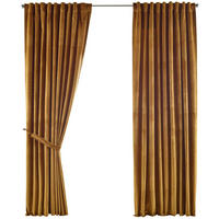 VORHANG 2ER SET MILANO HxB 280x135 cm Senf - Hellbraun, Textil (135/280cm) - Gardinenbox