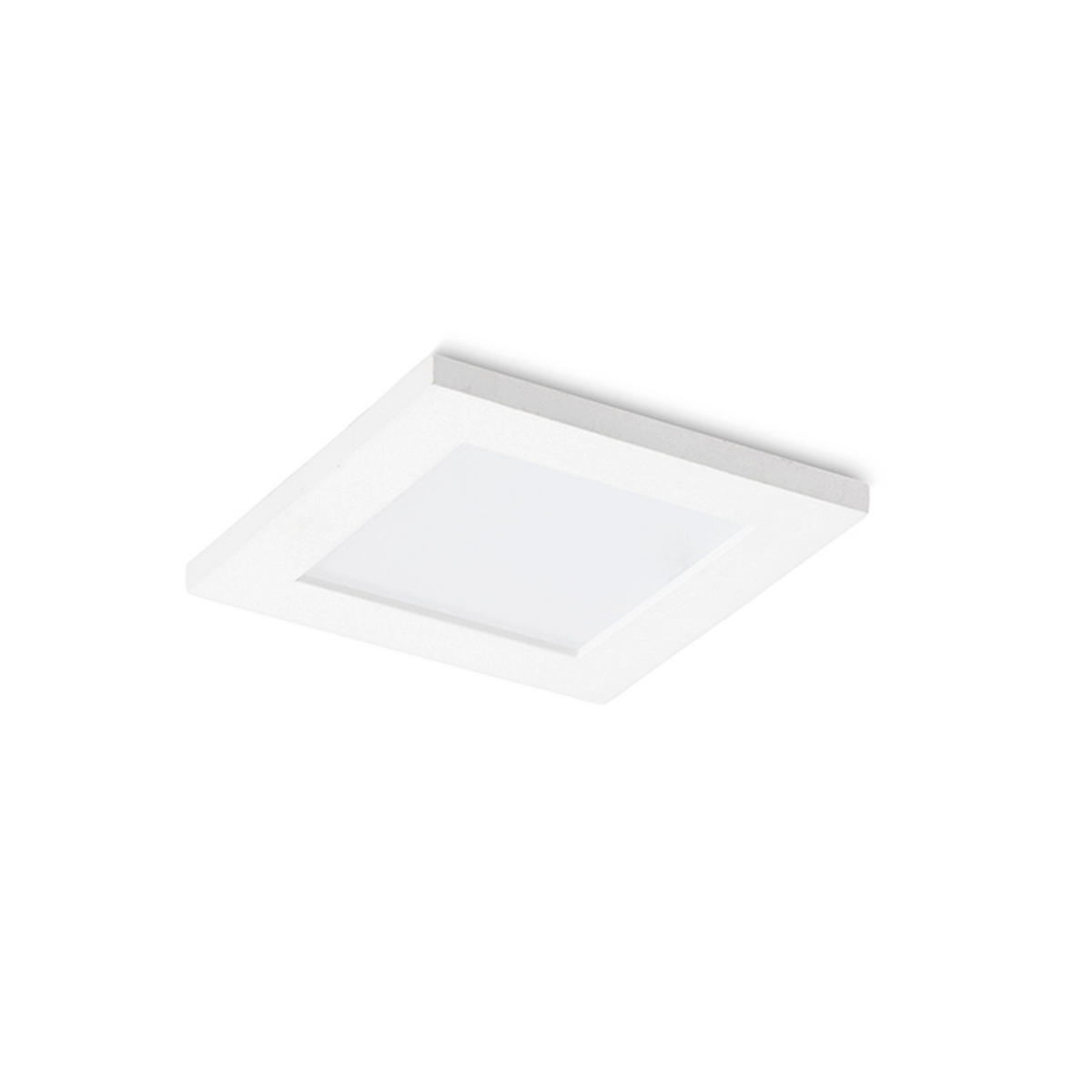 EINBAULEUCHTE LEROY SQ Weiß 35 W IP44 - Weiß, Metall (9/9/12cm) - Rendl