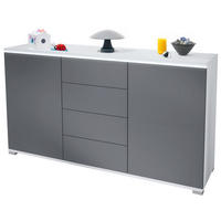 SIDEBOARD Faro Anthrazit matt - Anthrazit, Holzwerkstoff (138.5/75.5/35cm) - Vladon