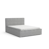POLSTERBETT SVEN 160/200 in Cord Hellgrau - Hellgrau, Holz/Holzwerkstoff (160/200cm) - Deine Möbel 24