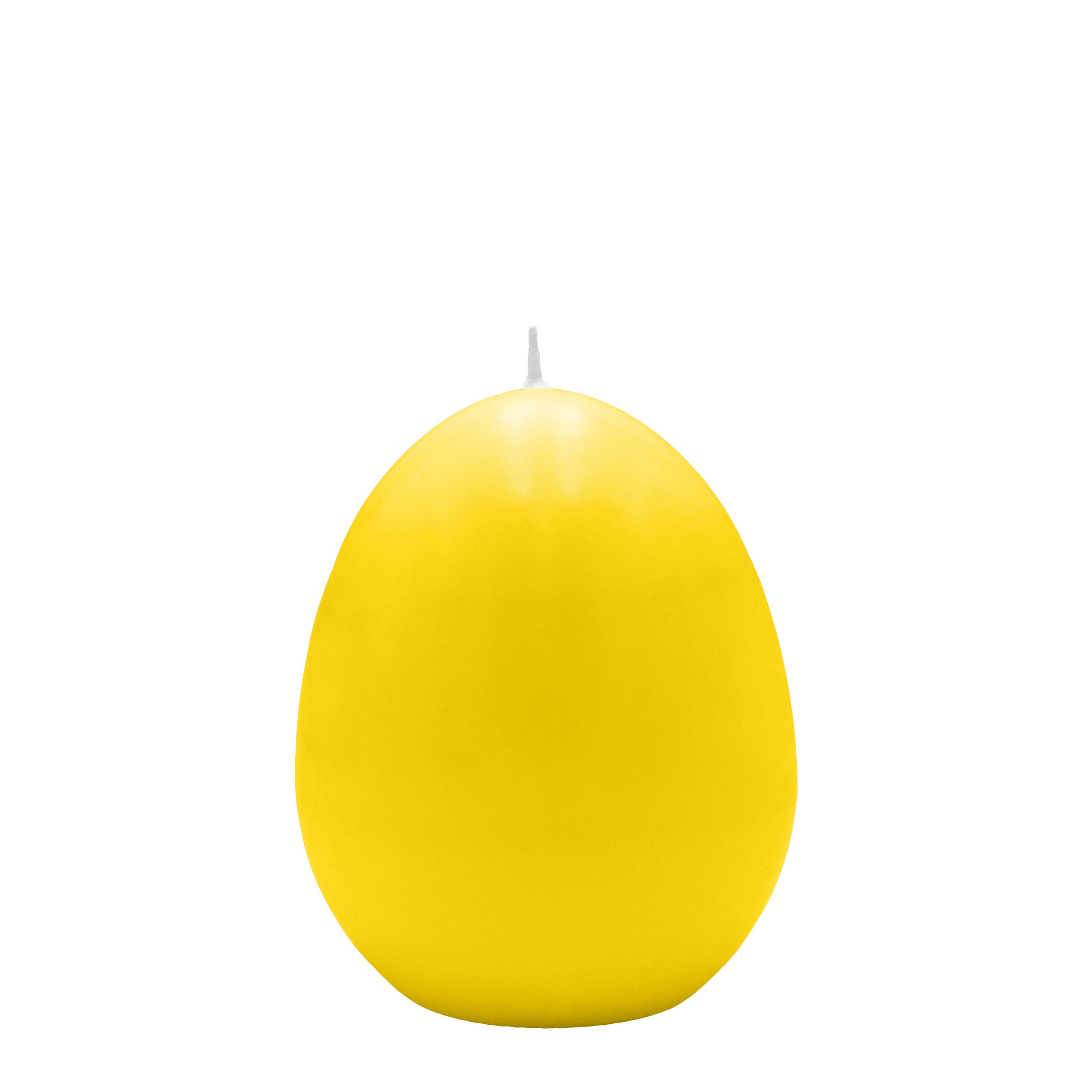 EIKERZEN Zitrone 90 x Ø 60 mm, 6 Stück - Gelb, Paraffin (6/9/9cm) - Kopschitz Kerzen
