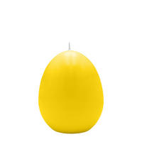 EIKERZEN Zitrone 90 x Ø 60 mm, 6 Stück - Gelb, Paraffin (6/9/9cm) - Kopschitz Kerzen