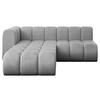 ECKSOFA modulares Sofa Darnel-L1 - 205x177x70 cm Grau - Hellgrau, Holzwerkstoff/Textil (205/177cm) - ALTDECOR