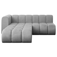ECKSOFA modulares Sofa Darnel-L1 - 205x177x70 cm Grau - Hellgrau, Holzwerkstoff/Textil (205/177cm) - ALTDECOR