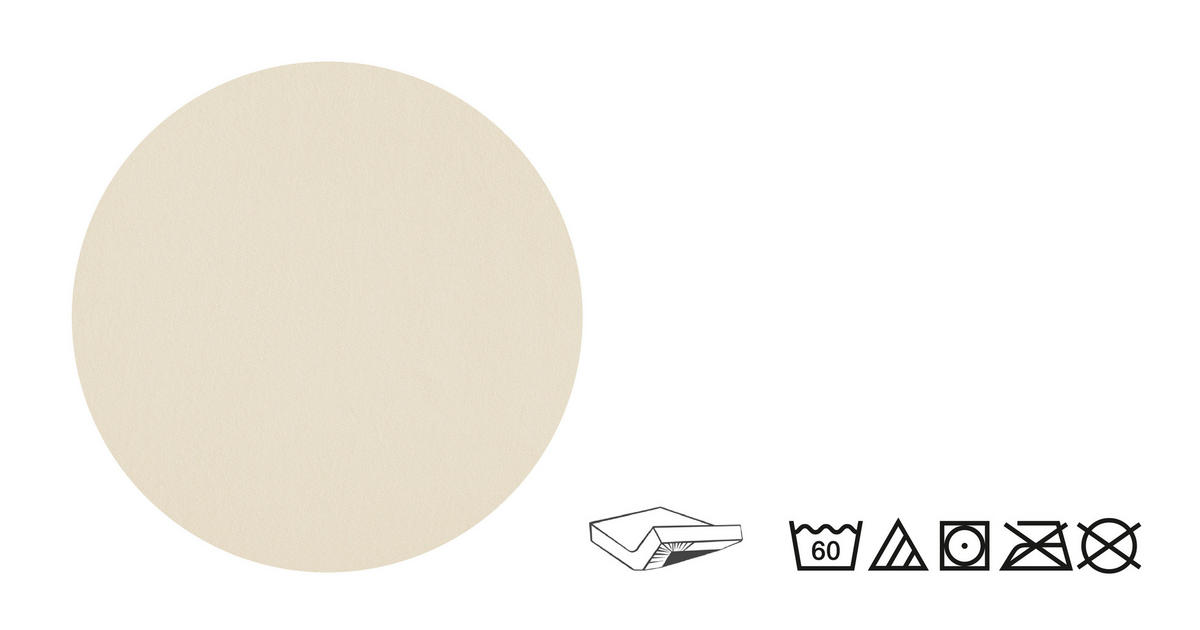 SPANNBETTTUCH Jersey kitt, 120x200 cm - 130x220 cm - Beige, Textil (130/220cm) - biberna