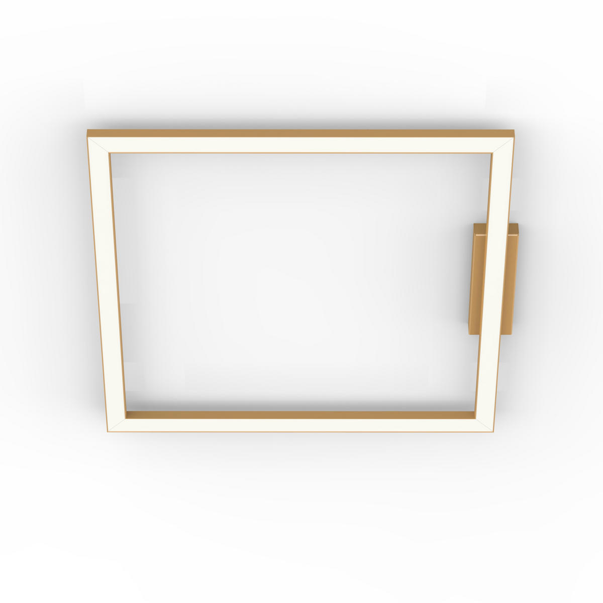 LED-DECKENLEUCHTE - Goldfarben, Metall (60/60/100cm) - Lumicom