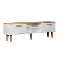 TV STOLÍK Denver Biela - biela, kompozitné drevo (160/47/35cm) - Petits-meubles