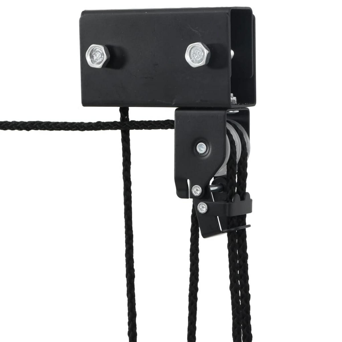 FAHRRADLIFT Deckenmontage 57 Kg - Schwarz, Metall (4/13.5/12cm) - vidaXL