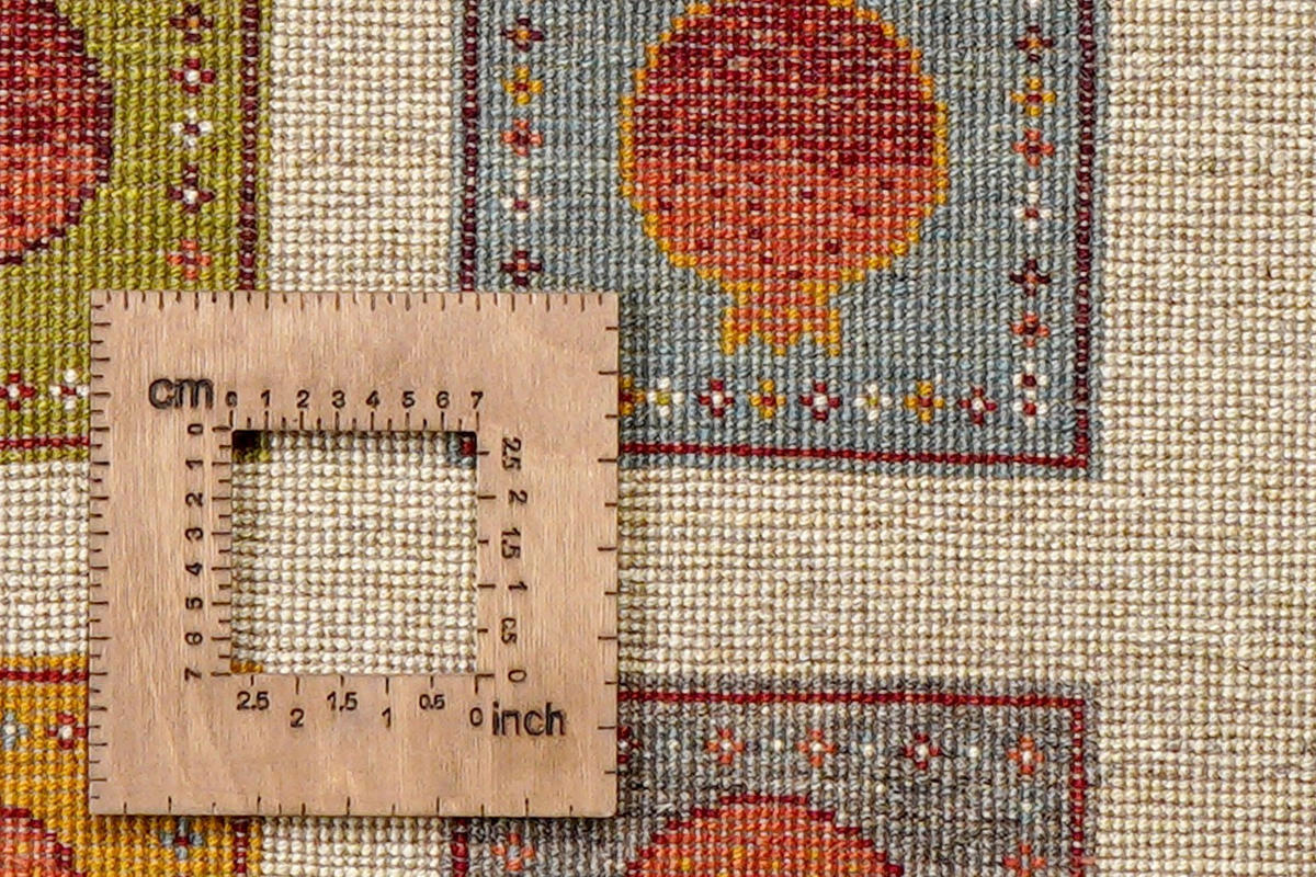 GABBEH-TEPPICH handgeknüpft Rizbaf Beige 239/170 cm Schurwolle - Beige, Textil (170/239cm) - Looma
