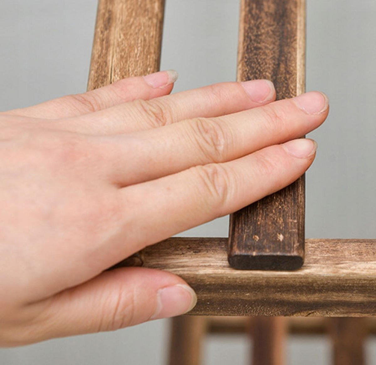 BLUMENSTÄNDER, braun 78/25/73 cm - Braun, Holz (25/78/73cm) - Rebiko