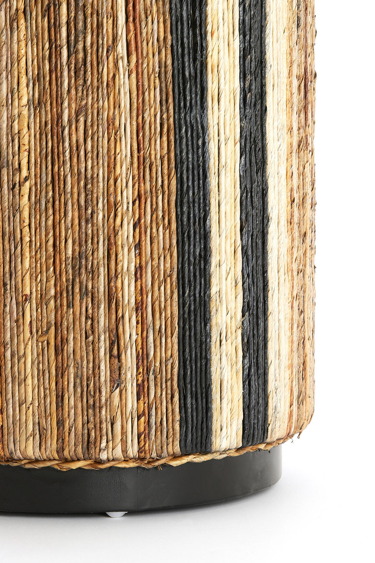 POUF Yuturi Braun 40/40/45 cm - Braun, Naturmaterialien (40/45/40cm) - Light & Living