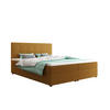 BOXBETT FADO 1 mit Matratze H3 und Topper 160x200 Zoom 9 - Gelb, Holz/Textil (160/200cm) - Bedante