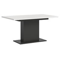 ESSTISCH weiß, grau, Küchentisch ausziehbar 150 - 190 cm - Weiß/Grau, Holzwerkstoff/Metall (150/90/76cm) - Inn.Furn