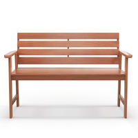 GARTENBANK Natur - Naturfarben, Holz (64/84/120.5cm) - COSTWAY