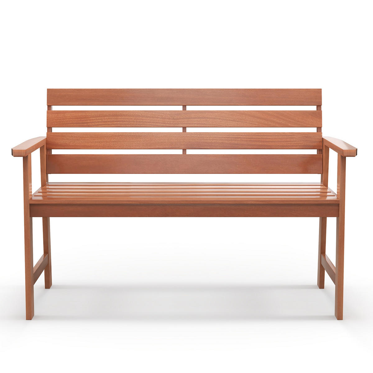 GARTENBANK Natur - Naturfarben, Holz (64/84/120.5cm) - COSTWAY