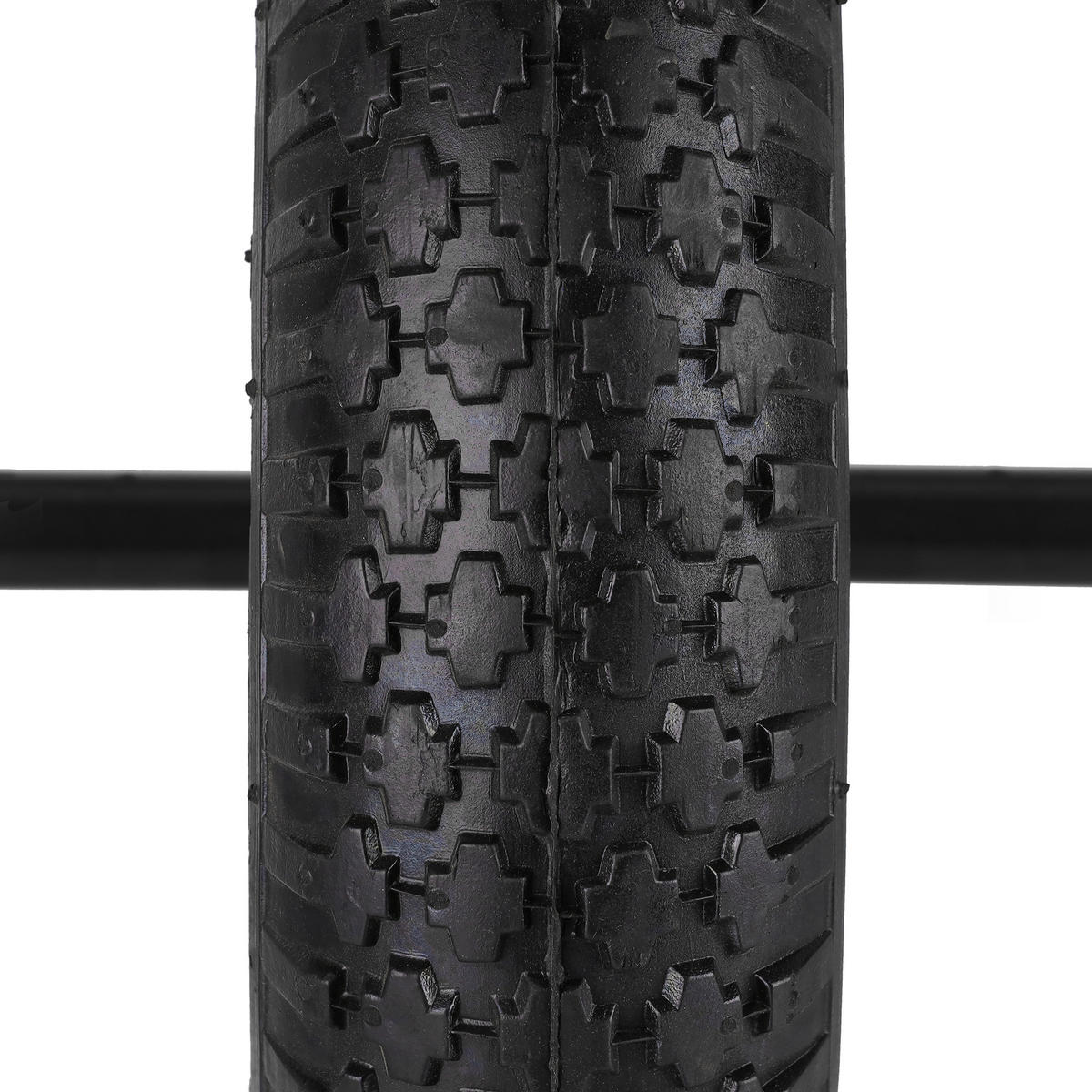 SCHUBKARRENRAD - Schwarz, Kunststoff/Metall (36/36/24cm) - Relaxdays