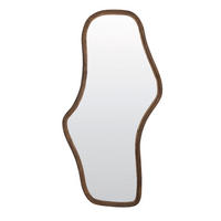 SPIEGEL Celano Braun 80/5/161 cm - Dunkelbraun, Holz (5/161/80cm) - Light & Living
