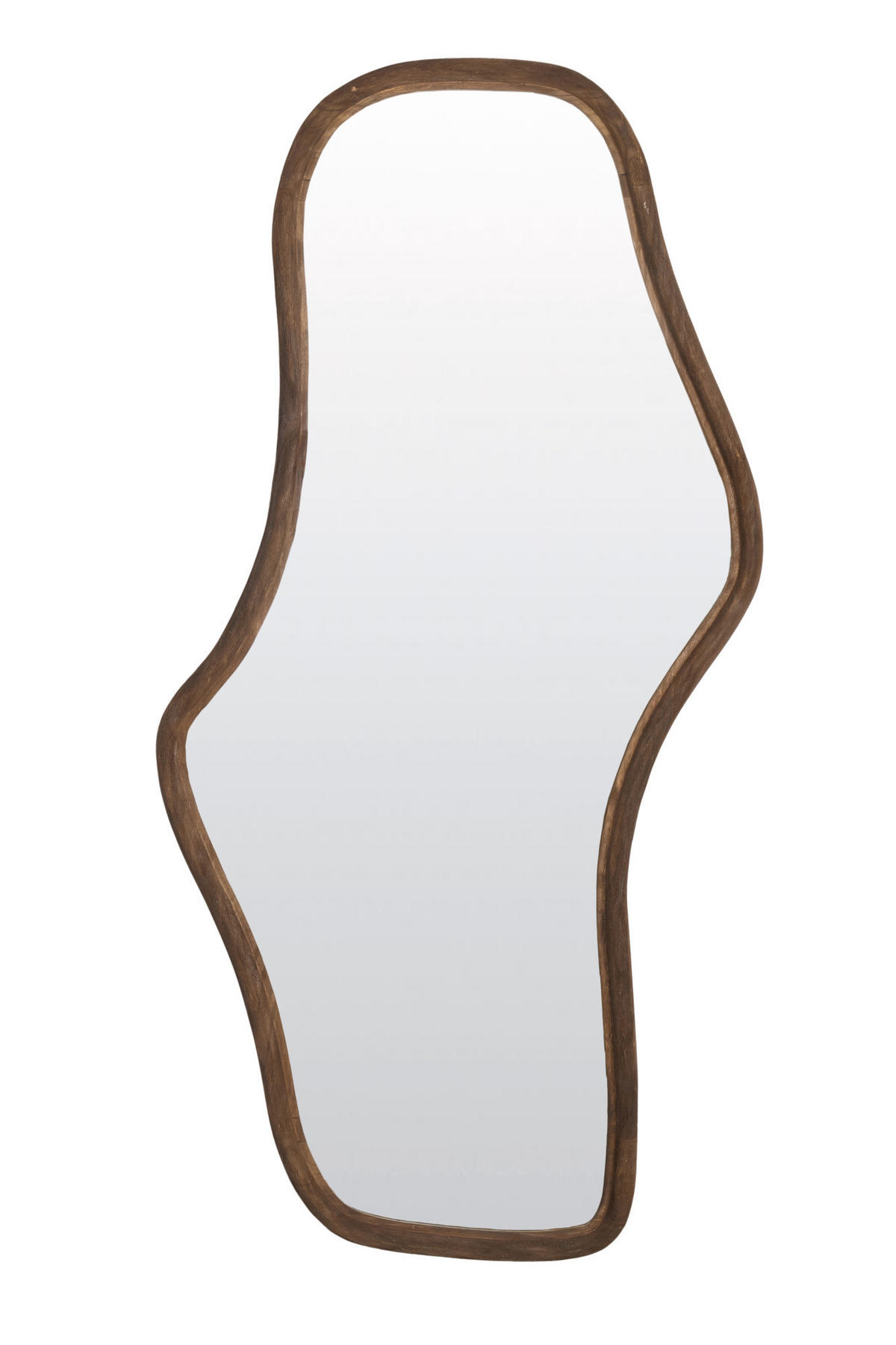 SPIEGEL Celano Braun 80/5/161 cm - Dunkelbraun, Holz (5/161/80cm) - Light & Living