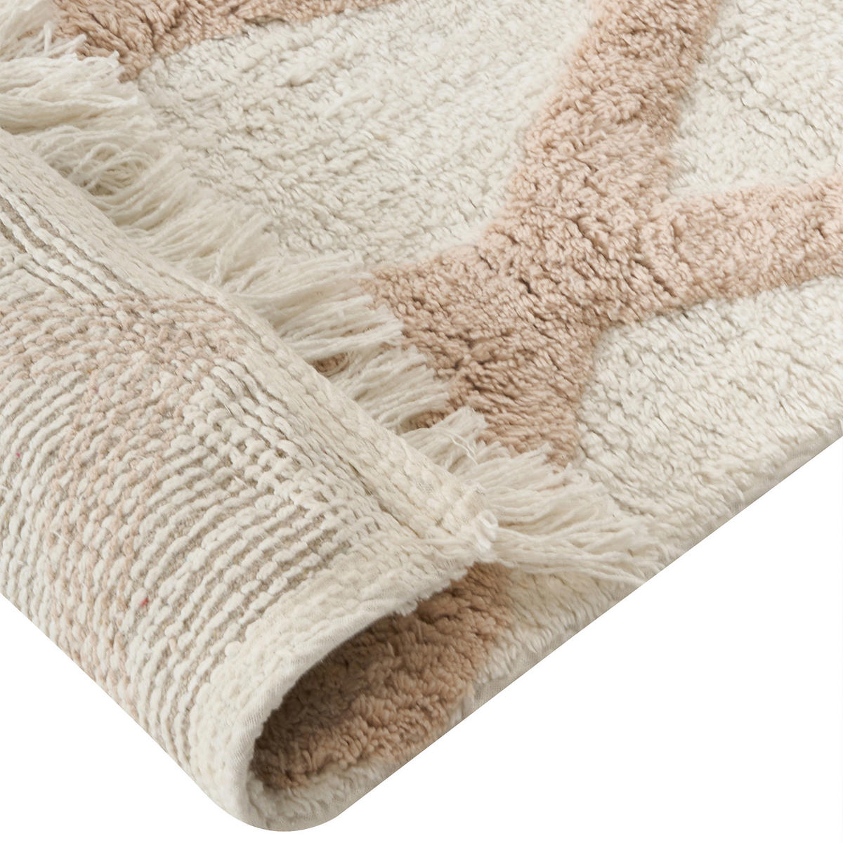 DĚTSKÝ KOBEREC Béžový 160/230 cm Bavlna Punsari - béžová, textil (160/230cm) - Beliani