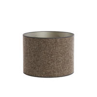 LAMPENSCHIRM Saverna Braun Ø40/30 cm - Braun, Textil (40/40/30cm) - Light & Living