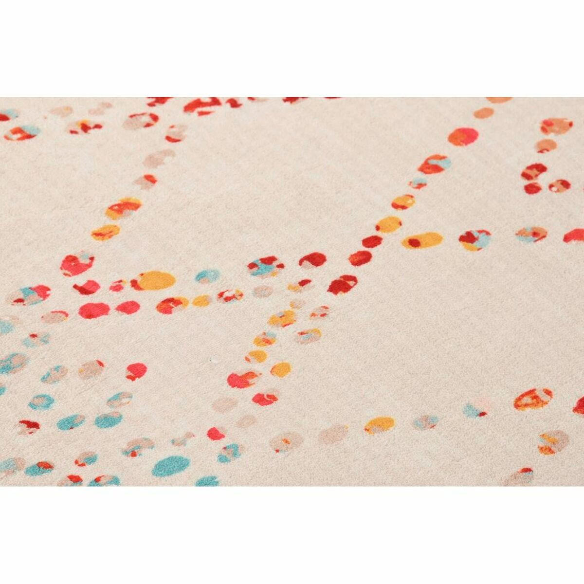 TEPPICH 60 x 240 x 0,7 cm Polyester Bunt Rhombusse - Multicolor, Kunststoff (60/240cm) - DKD Home Decor