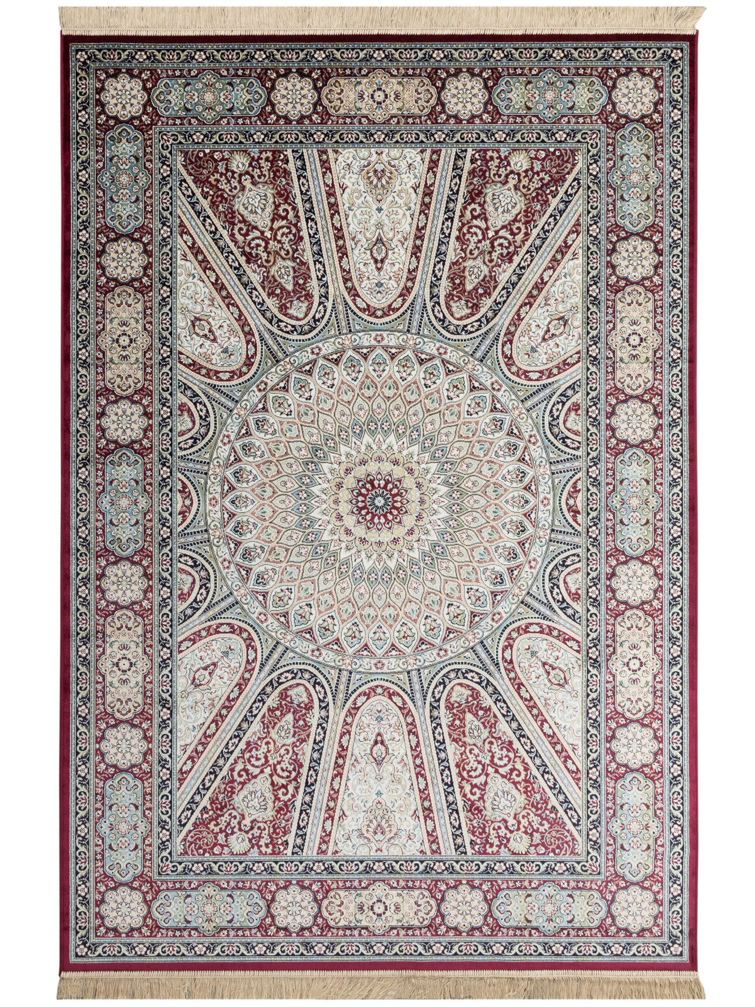 ORIENTTEPPICH 160/230 cm Riad Ghom - Rot, Textil (160/230cm) - Steffensmeier