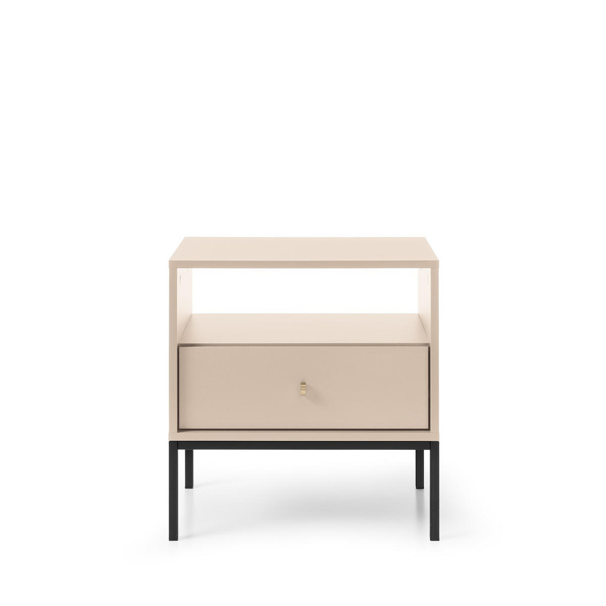 NACHTTISCH MONDO 53,6/56,2/39 cm Beige - Beige, Holzwerkstoff (53.6/56.2/39cm) - MASSENO