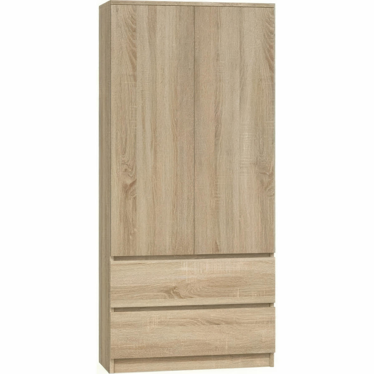 KLEIDERSCHRANK sz07 sonoma - Sonoma Eiche, Holzwerkstoff (86/180/57cm) - roe furniture