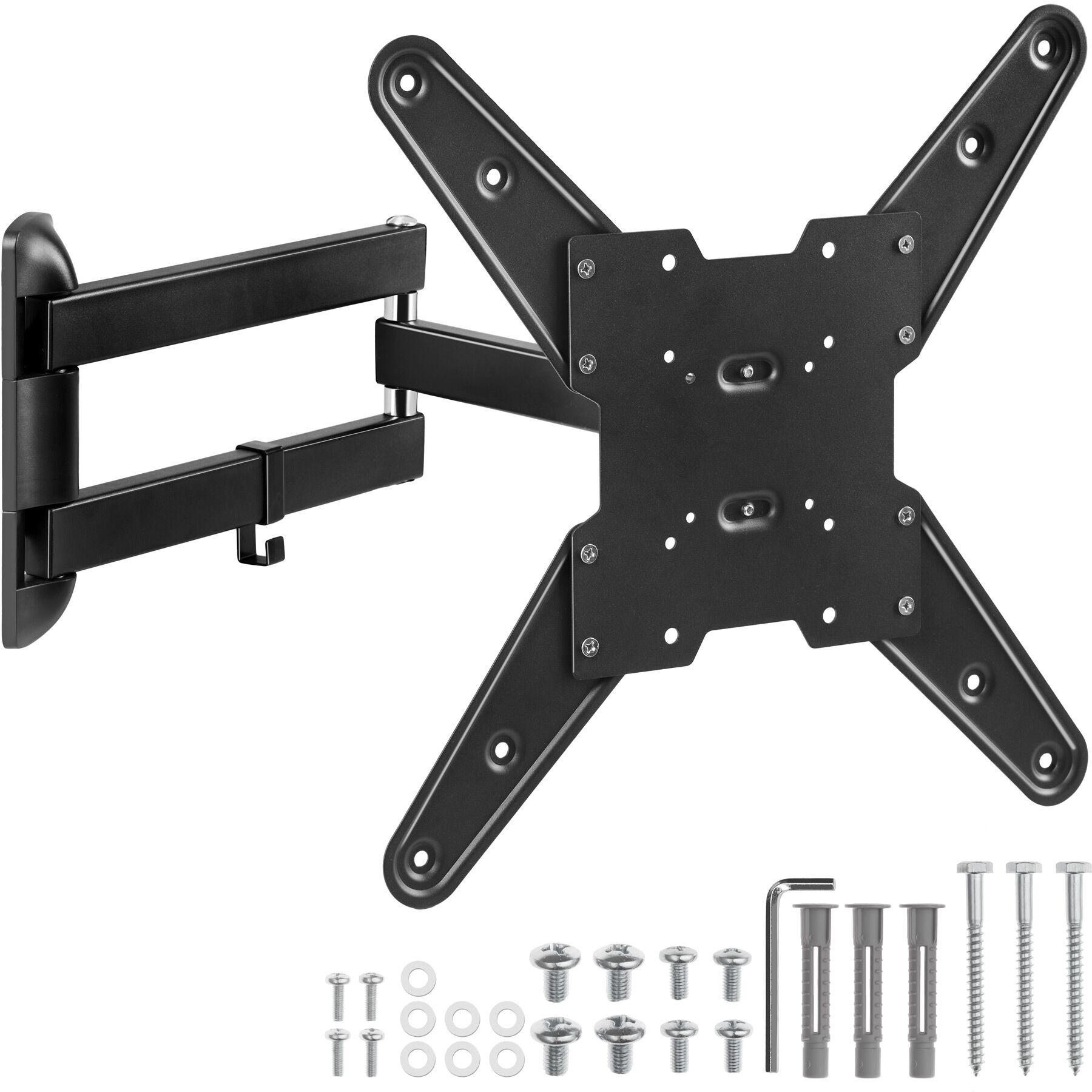 TV-WANDHALTERUNG, bis 100 kg,schwarz - Schwarz, Metall (41/41/61cm) - tectake