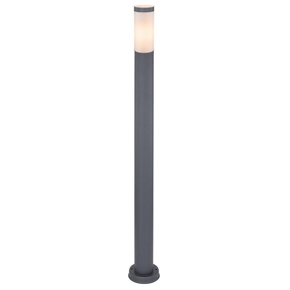 LED WEGELEUCHTE Edelstahl Anthrazit - Anthrazit, Metall (7.6/11/110cm)
