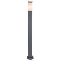 LED STEHLEUCHTE Edelstahl Anthrazit - Anthrazit, Kunststoff (12.7/12.7/110cm) - Globo Lighting