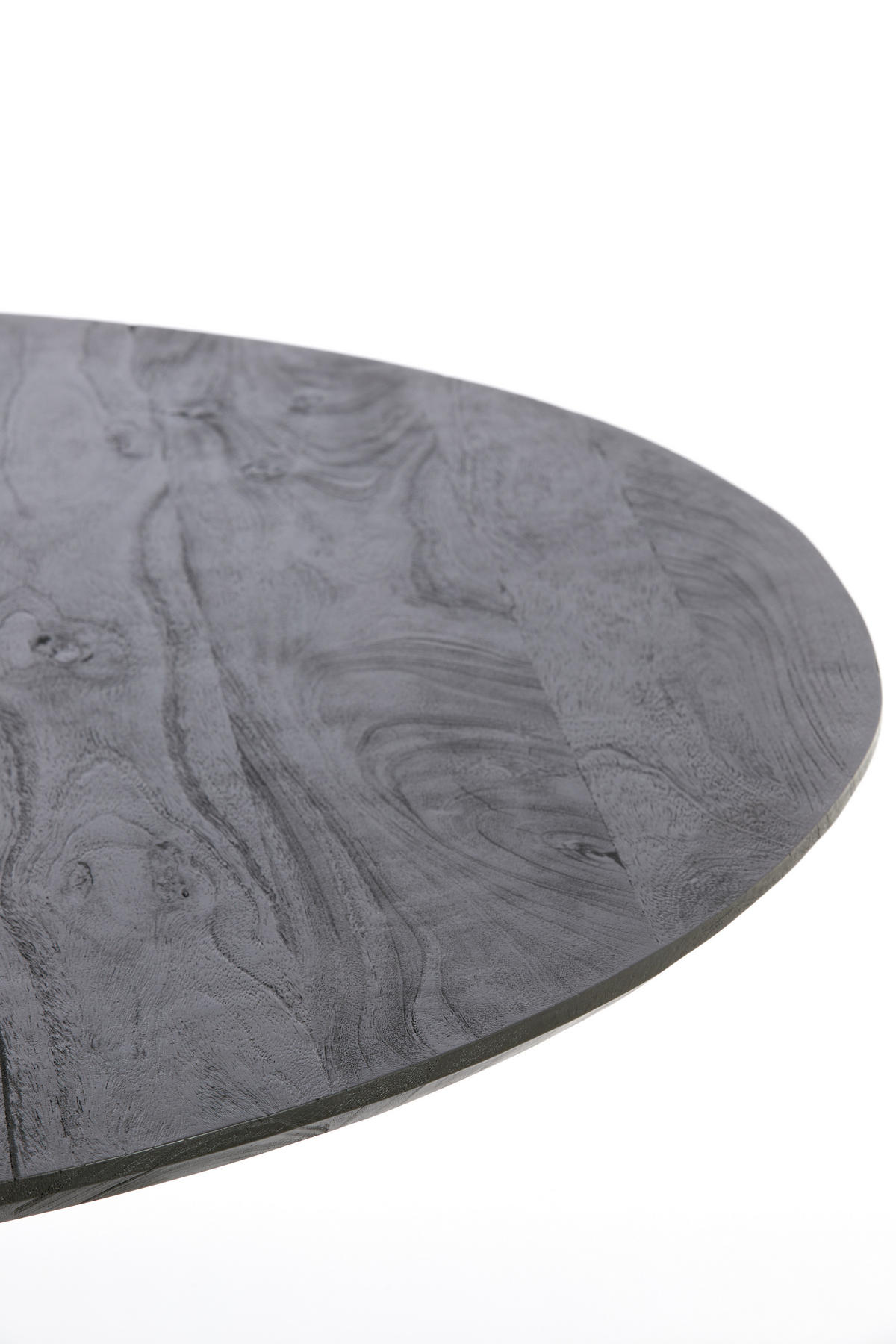 ESSTISCH Tunja Schwarz 120/120/76 cm - Schwarz, Metall (120/120/76cm) - Light & Living