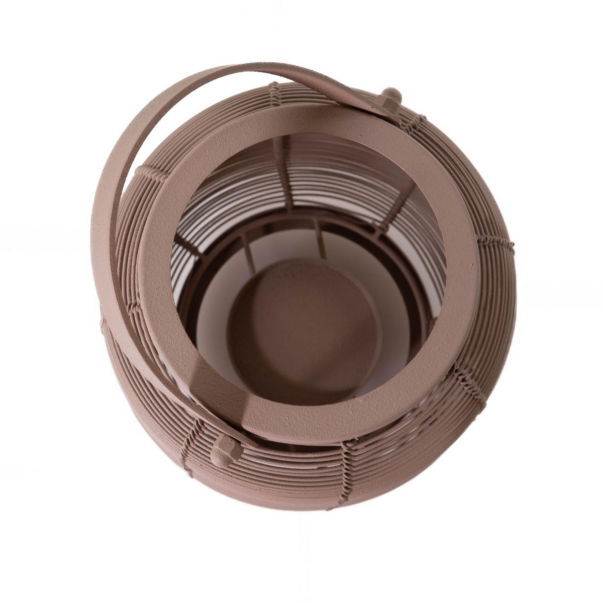 METALLLATERNE mit Griff 16/19 cm - Beige, Kunststoff (16.5/19/16.5cm) - Home Styling Collection