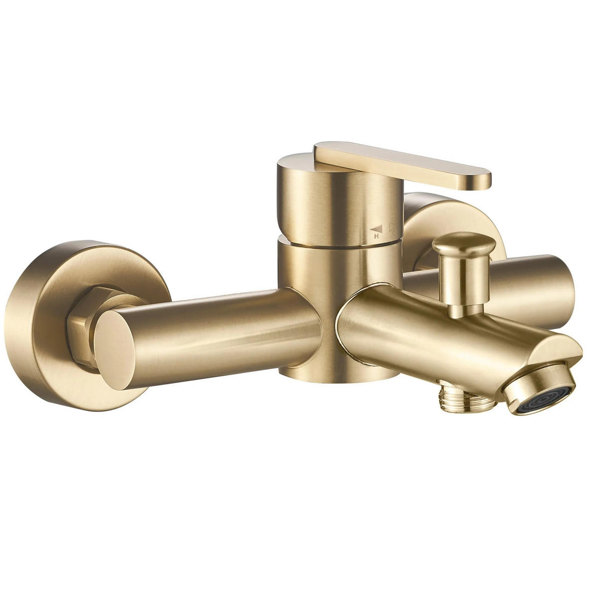 WANNENARMATUR ONTARIO BRUSH GOLD 17,5/15/23,5 cm - Goldfarben, Metall (15/23.5/17.5cm) - REA