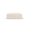 POUF Molino aus Chenille-Stoff leichtes beige - Creme, Textil (100/36/100cm) - Micadoni