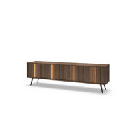 TV-SCHRANK: Dunin-Eiche, 183,3 x 53,6 x 40 cm - Eichefarben, Holzwerkstoff (183.3/53.6/40cm) - 3XE LIVING