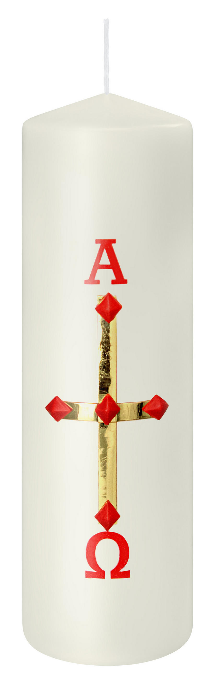 OSTERKERZE 165 x Ø 48 mm - Beige, Paraffin (5/16.5/16.5cm) - Wiedemann Kerzen