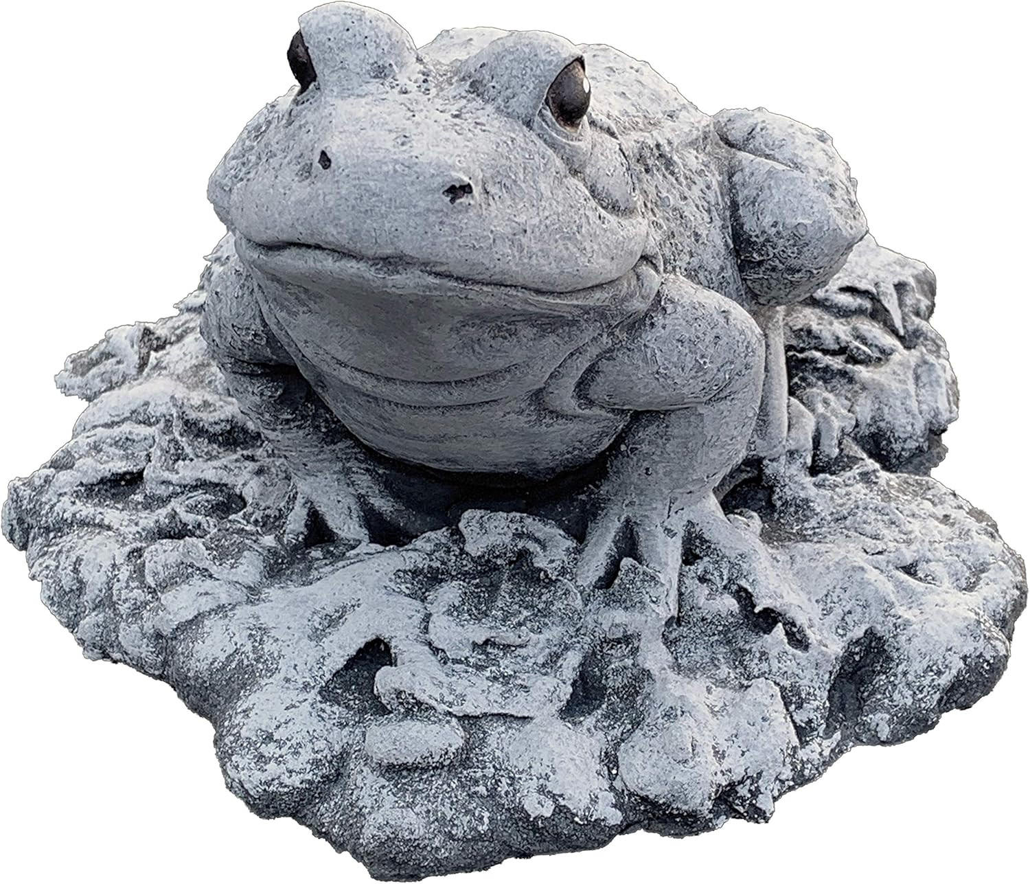 STEINFIGUR Frosch Frösche frostfest wetterfest Gartenfigur - Grau, Stein (18/12/19cm) - stoneandstyle