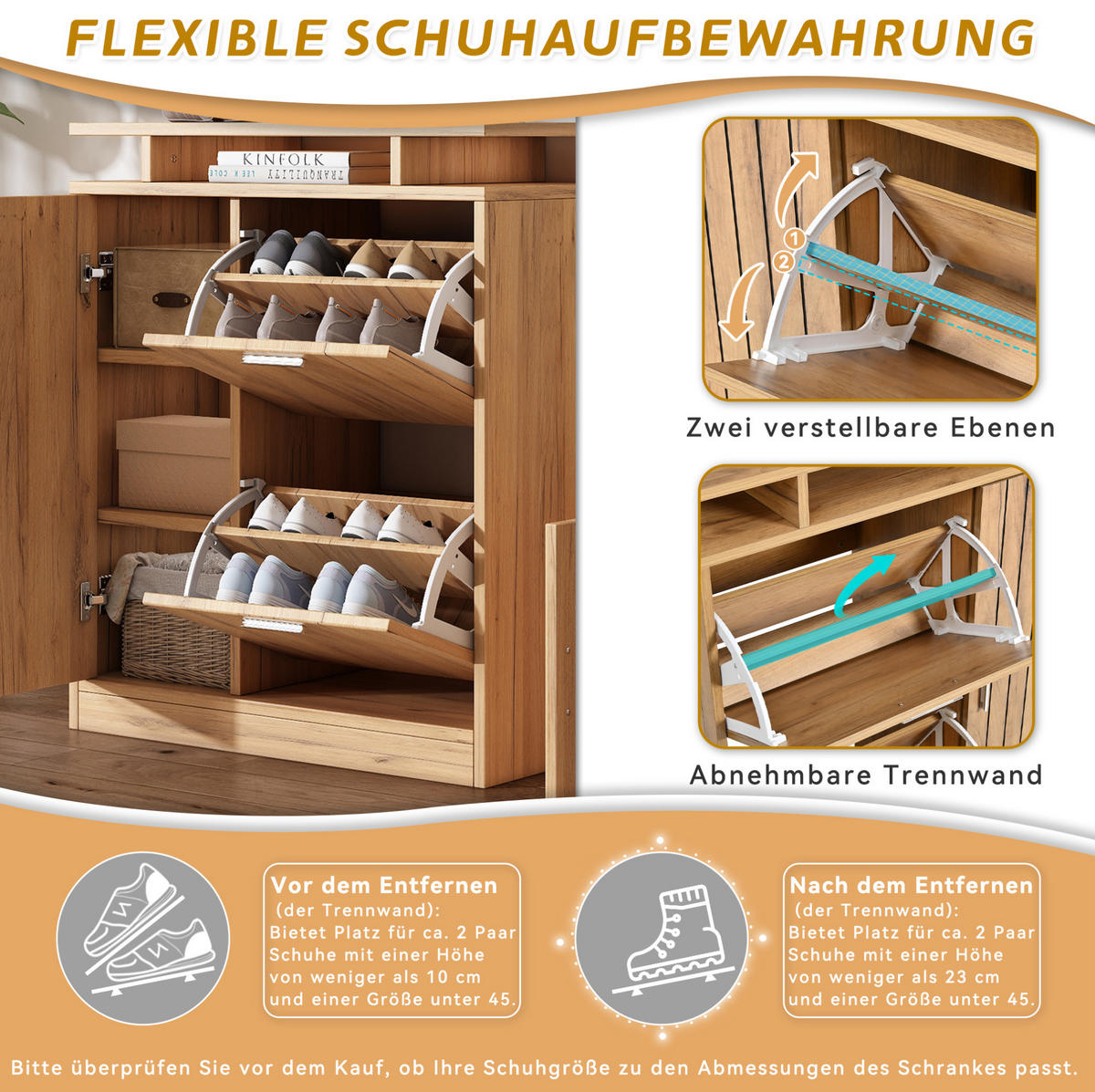 FLUR-GARDEROBEN-SET 140/35/133 cm aus Spanplatte mit Spiegel und gepolsterter Schuhbank Natur - Naturfarben, Holzwerkstoff (140/133/35cm) - Modenvie