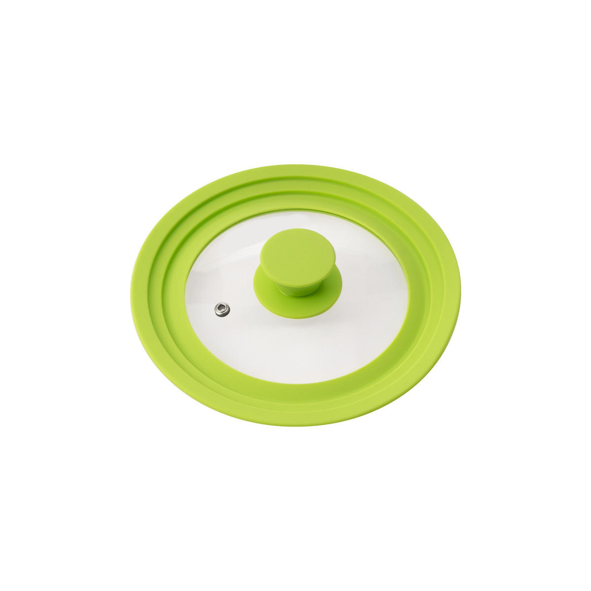 UNIVERSAL-GLASDECKEL, 16/18/20 cm, grün klein - Grün, Glas (20/20/5cm) - bremermann