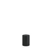 STUMPENKERZEN Schwarz Ø 38 x 60 mm, 24 Stück - Schwarz, Paraffin (4/6cm) - Wiedemann Kerzen