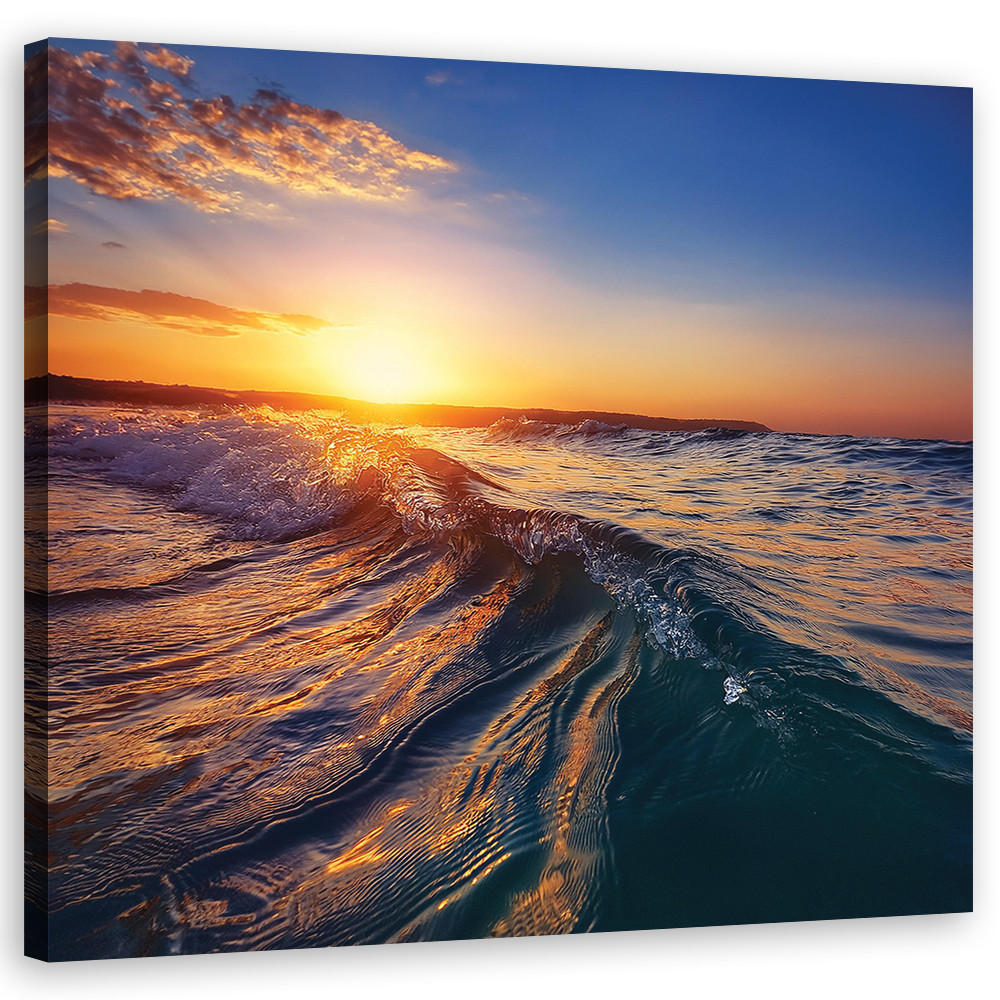 Feeby Wandbild Blau 50x50 cm